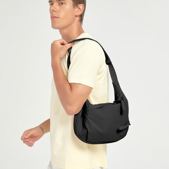 Nylon Crescent Bag Hobo Crossbody Bags Casual Sling Bag Slouchy Shoulder Bags Tr - Picture 2 of 6